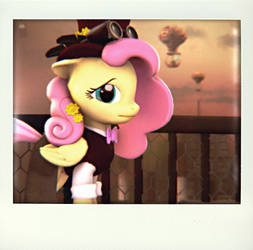 Steampunk Portrait of Fluttershy