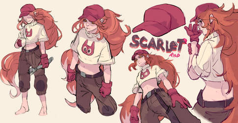 I come to introduce my new OC, Scarlet.