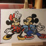 Mickey Minnie Mouse Colored