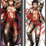 Mondo Oowada and Ishimaru Kiyotaka dakimakura