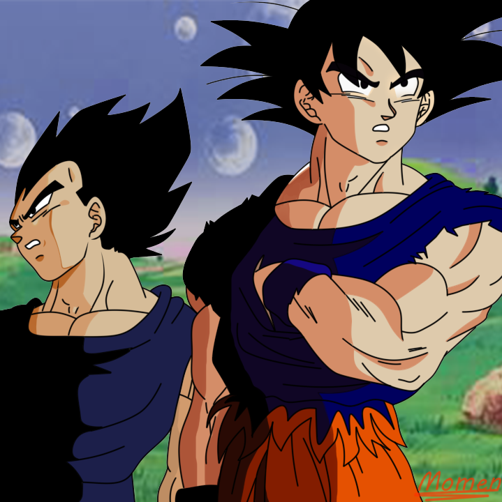 goku and vegeta(buu saga) by MOMEN554 on DeviantArt goku and vegeta(buu saga) by MOMEN554 on DeviantArt