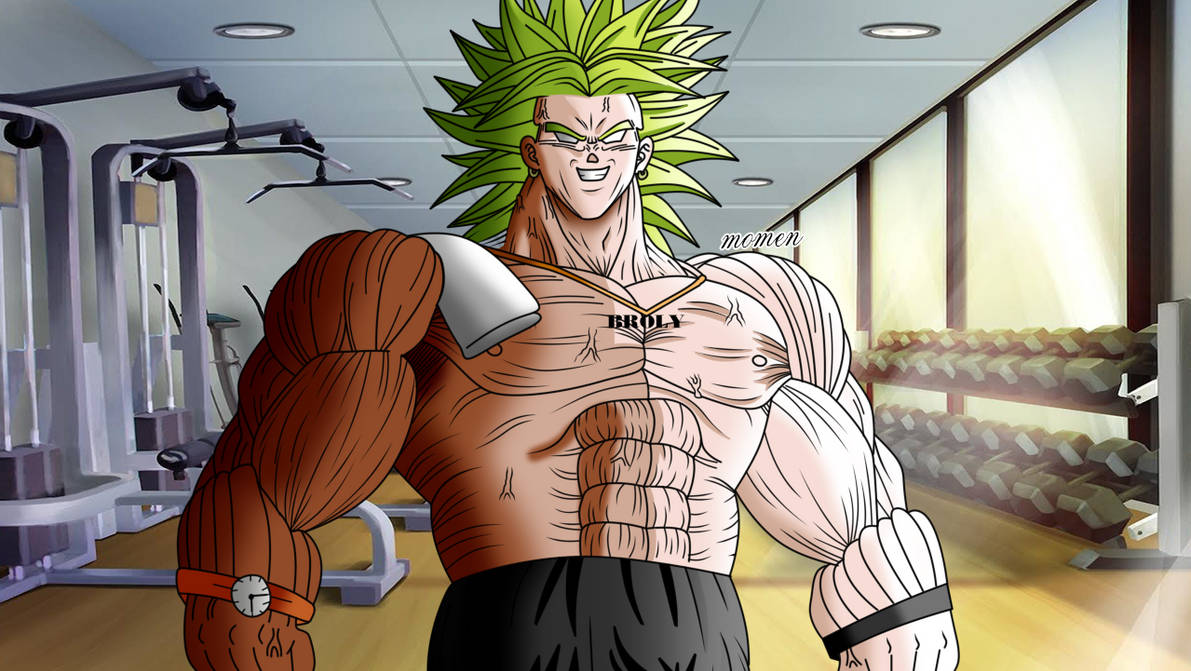 Broly In The Gym by MOMEN554 on DeviantArt