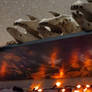 Spooky Shelf With Lights