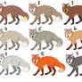 Cheap 10pt Fox Adopts - 9/9 Open
