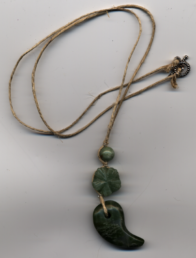 Magatama Amulet-Jade