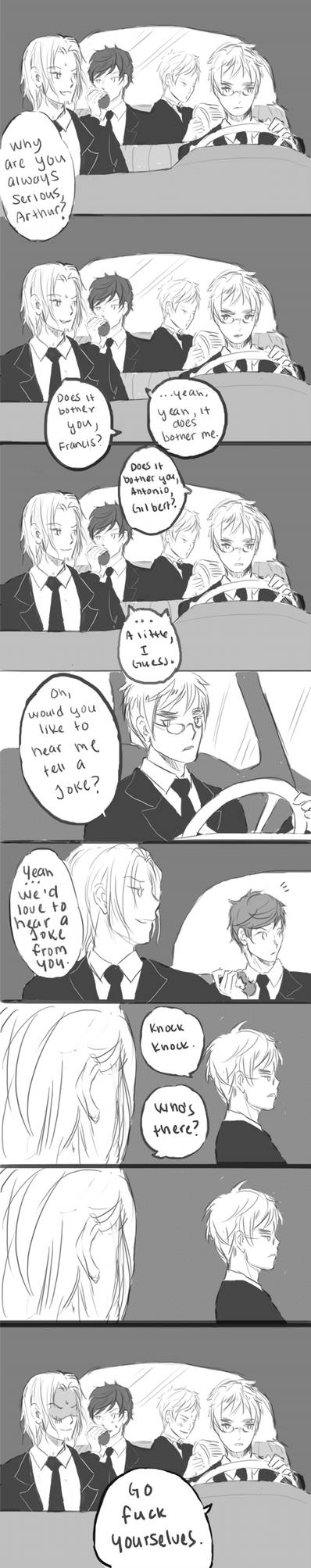 APH comic: knock knock