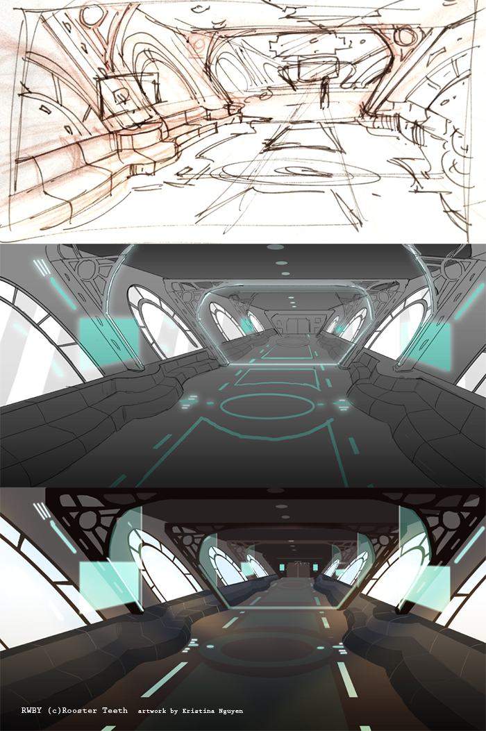 RWBY: Airship interior