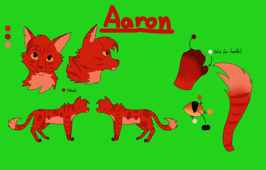 Aaron (Reference Sheet) by InkySilhouette on DeviantArt