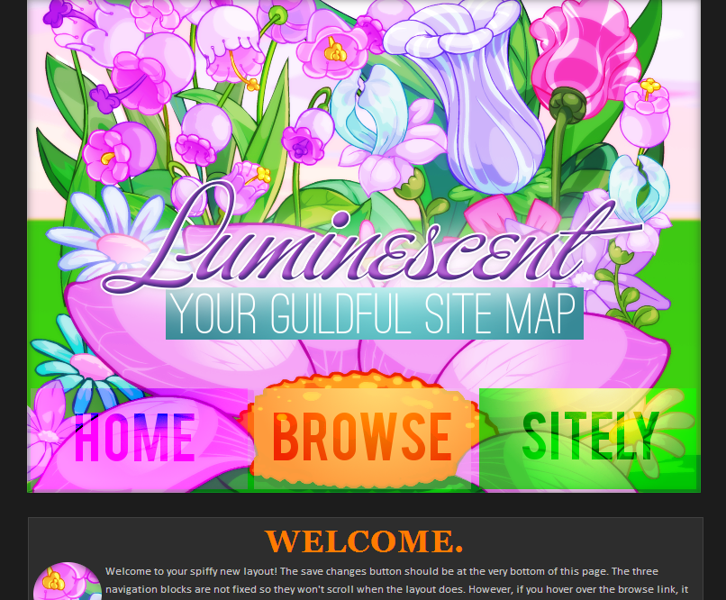 Layout For Luminescent