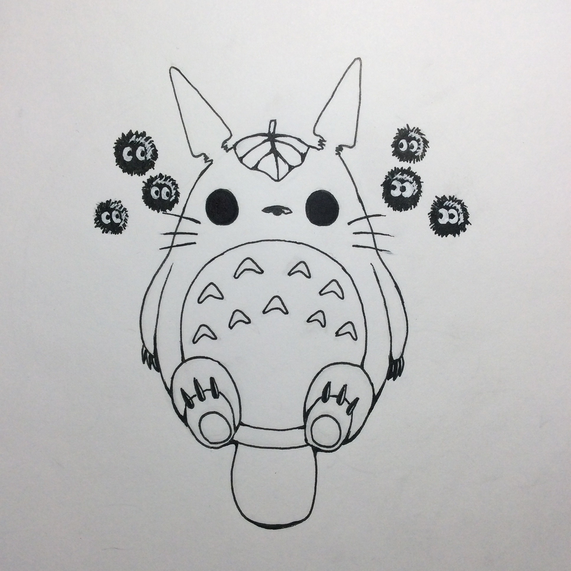 Totoro Ink By Brycecreative On Deviantart