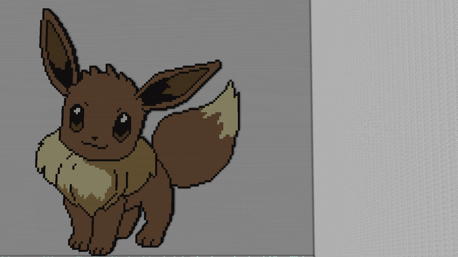 Eevee Pixel Art (Minecraft) by BryceCreative on DeviantArt