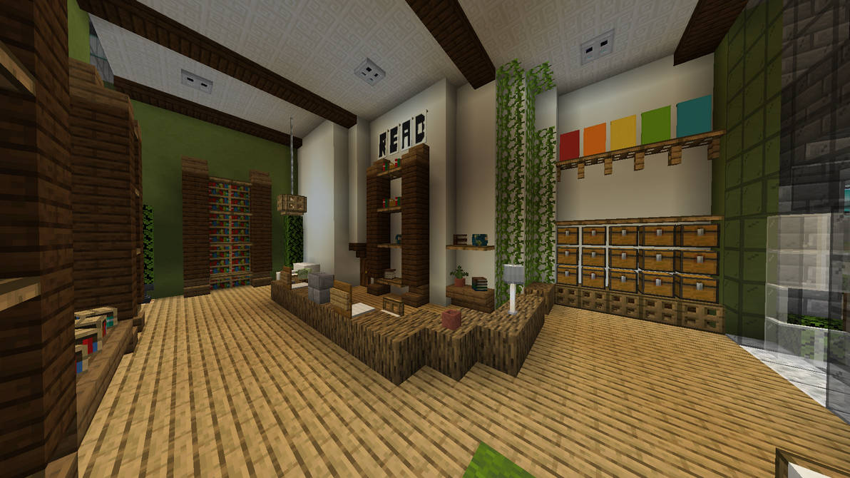 Minecraft Library Shop Minecraft Bookstore by BryceCreative on DeviantArt