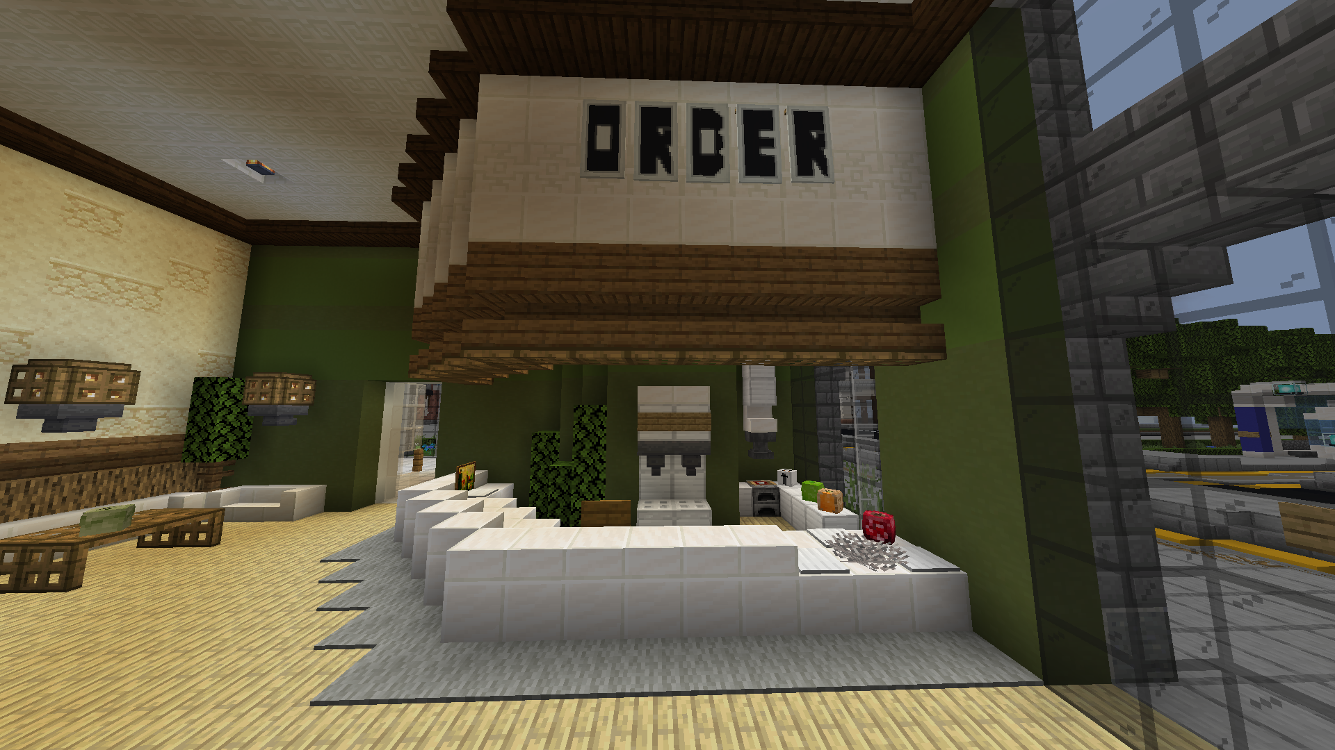 Minecraft Restaurant Counter by BryceCreative on DeviantArt