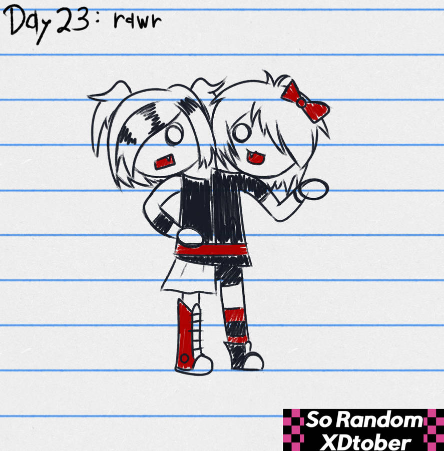 So Random XDtober Day 23 - rawr by TechnicallyLazlo on DeviantArt