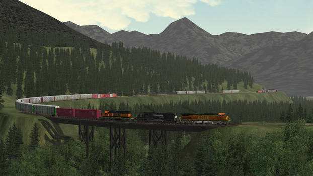 Stevens Pass View (Microsoft Train Simulator)