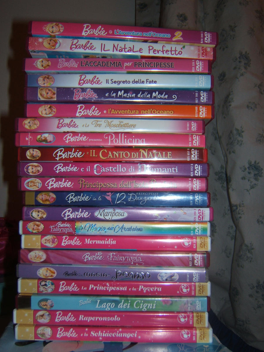 barbie movies dvd lot Magic of the Rainbow and The diamond Castle