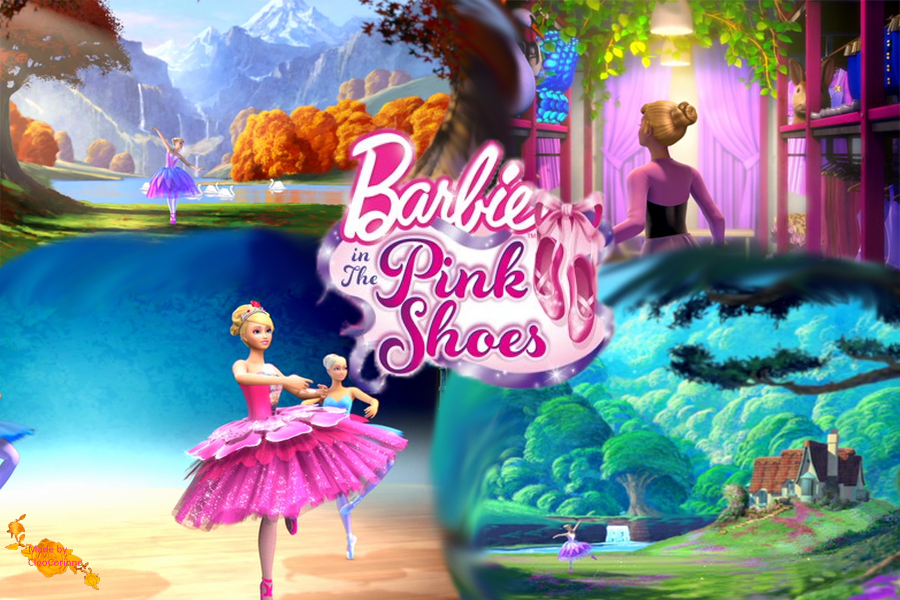 Pink Pumps' Wallpaper by Barbie™ - Light Pink