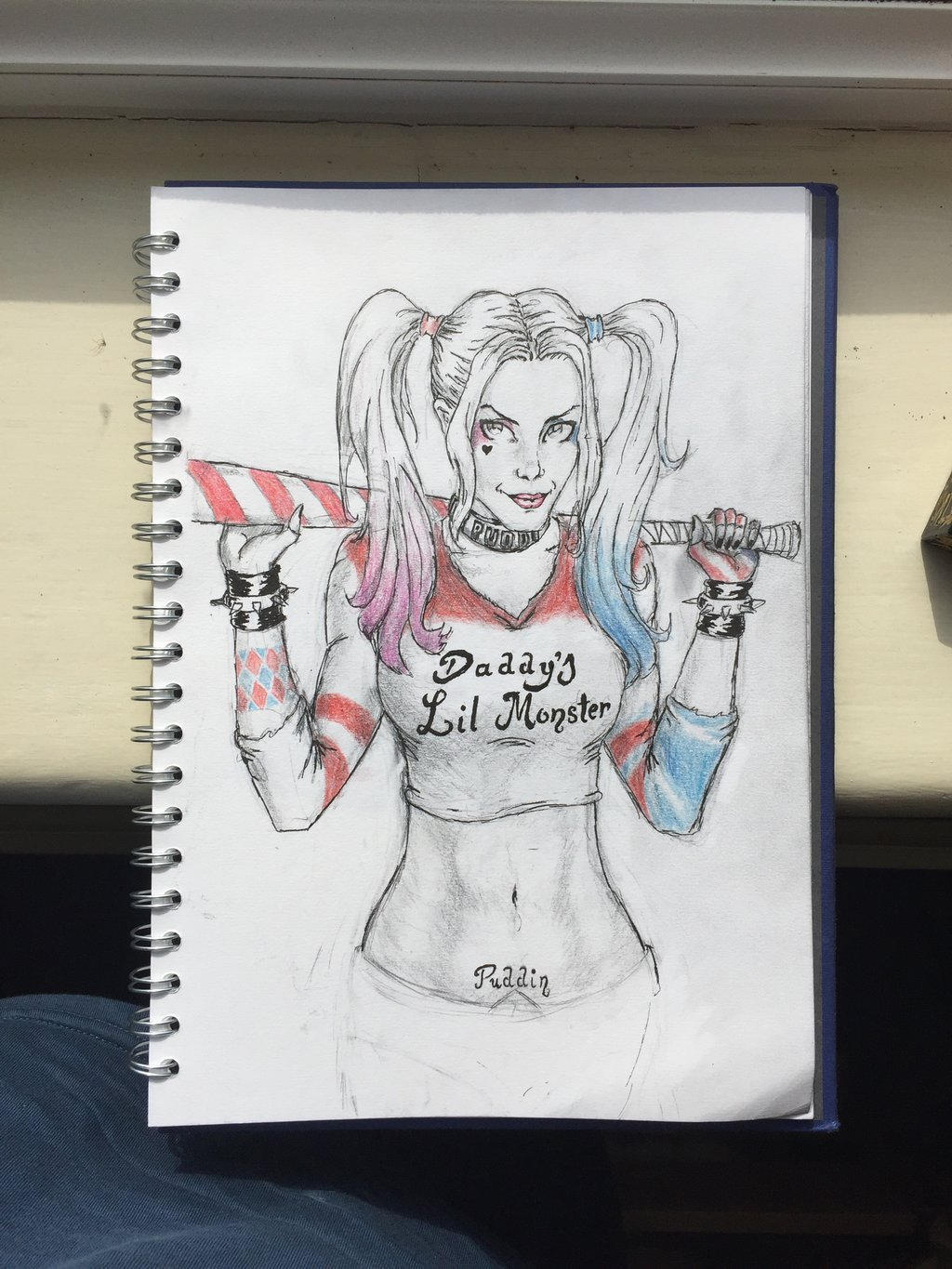 Harley quinn and joker pencil drawing, what disorder does joker have? 