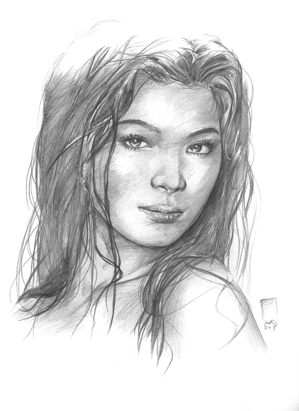 Pencil Portrait - Angelica