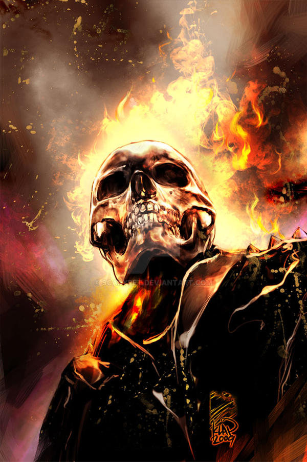 Ghost Rider Grin by scarypet on DeviantArt