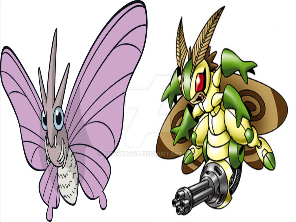 Venemoth vs Mothmon by fukata246 on DeviantArt
