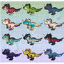 Chibi Raptor Adopts - 8/12 OPEN