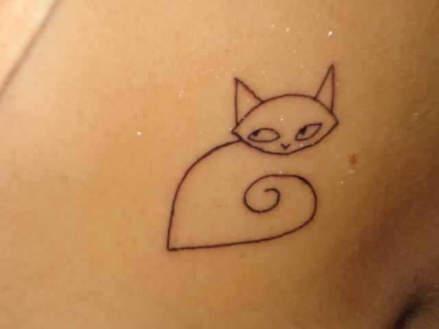 Kitty tattoo