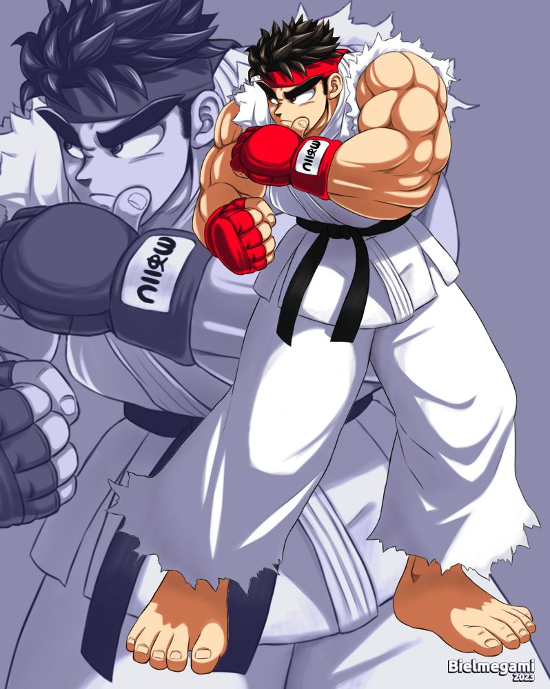 Front Facing Ryu Ryu by BielMegami on DeviantArt