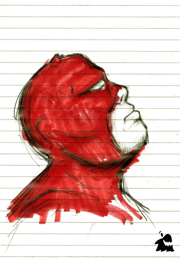 daredeavil sketch by sharkspecter on DeviantArt