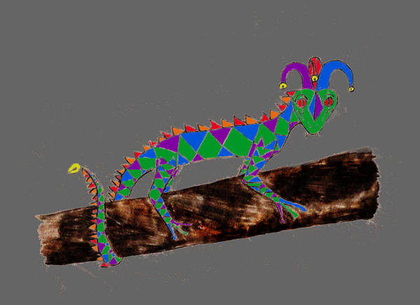 The Lizard Jester by Ryuko-Wolfchild on DeviantArt