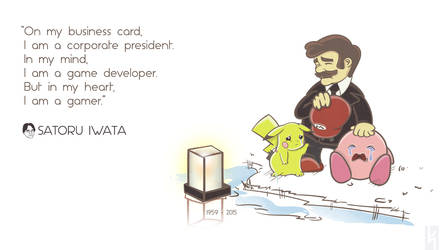 You Will Be Missed Satoru Iwata