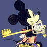 mickey blue background