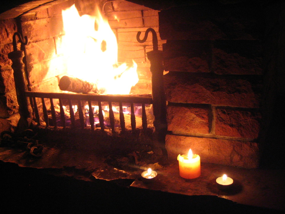 a Fireplace