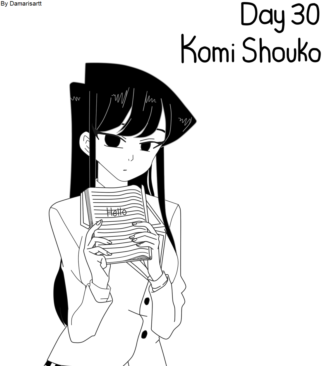 Inktober Day 30 Komi Shouko By Damarisartt On DeviantArt inktober-day-30-komi-shouko-by-damarisartt-on-deviantart