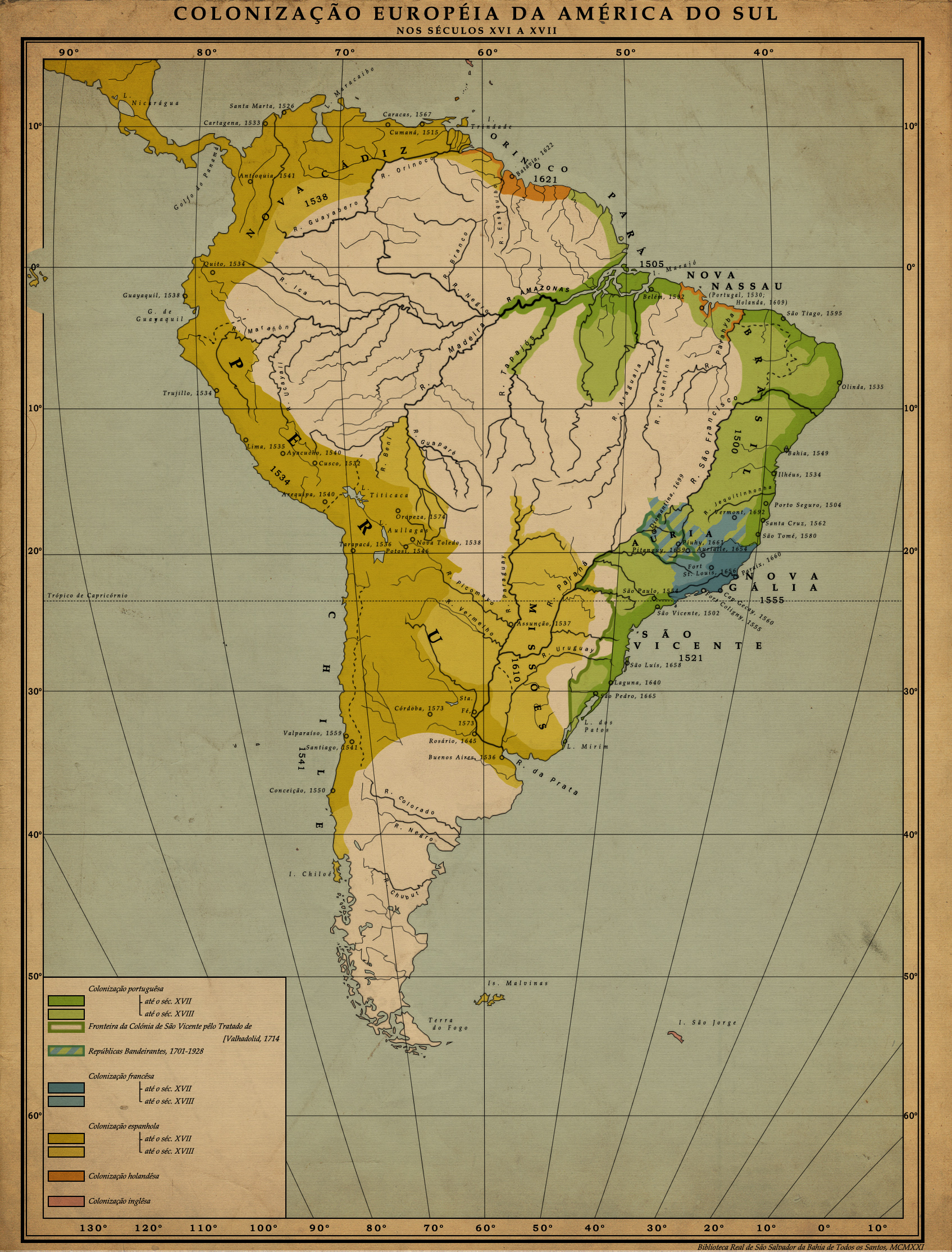 Alternate South America