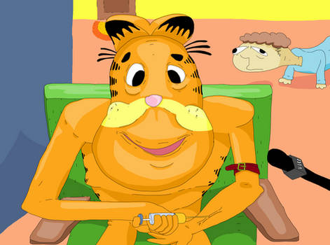 Garfield tries heroin