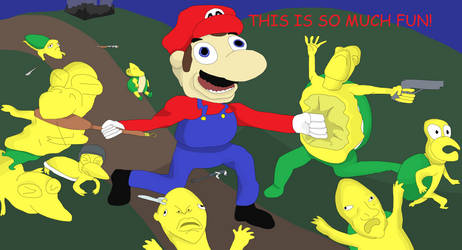 Mario likes to hurt by Sikojensika