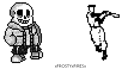 Improved Sans' battle sprite (sorry because of the watermark but i