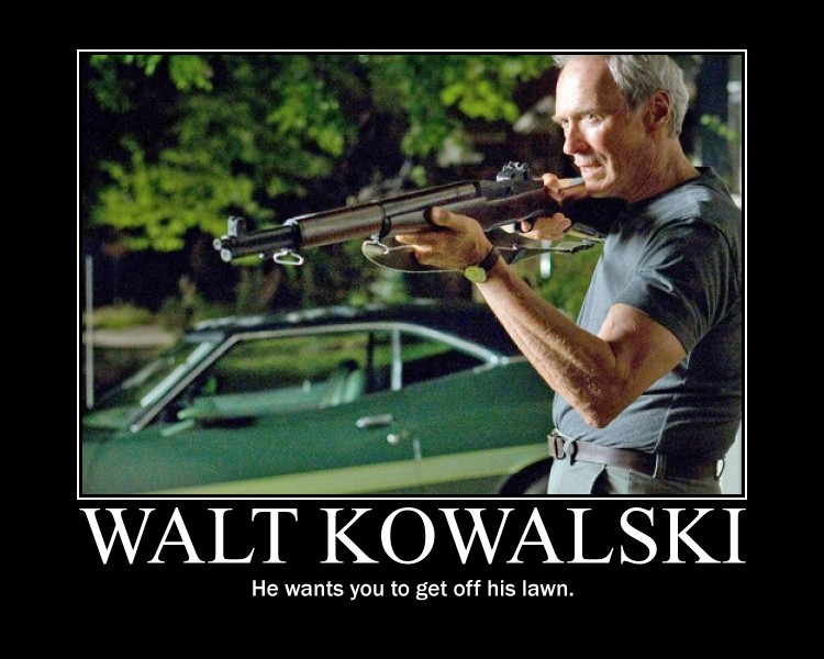 Gran Torino Get Off My Lawn Quote.