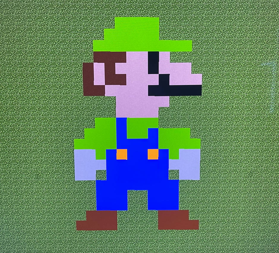 Minecraft Luigi Model Json Format Minecraft: 8-bit Luigi by SebasChavez on DeviantArt