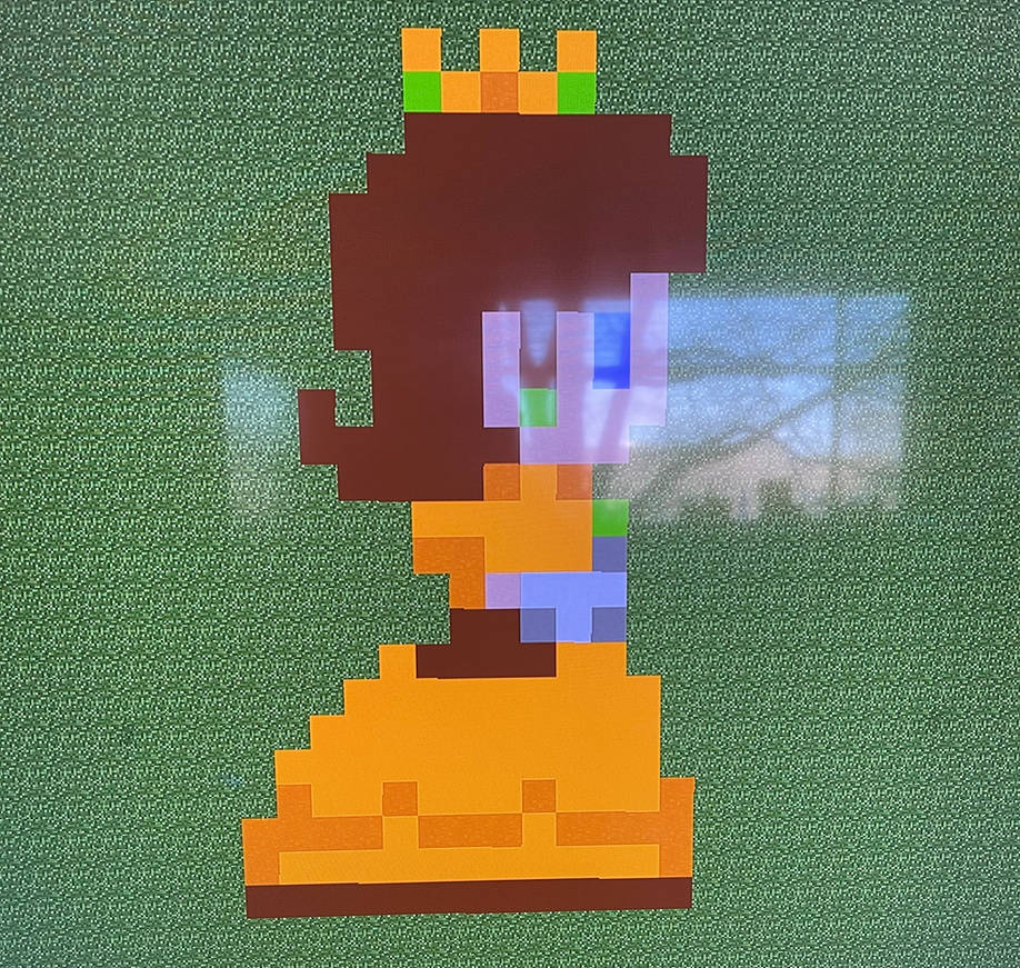 128 Bit Princess Minecraft: 8-bit Princess Daisy by SebasChavez on DeviantArt