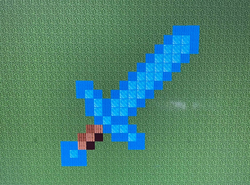 Minecraft Diamond Sword CG Render by LanceBeryl on DeviantArt