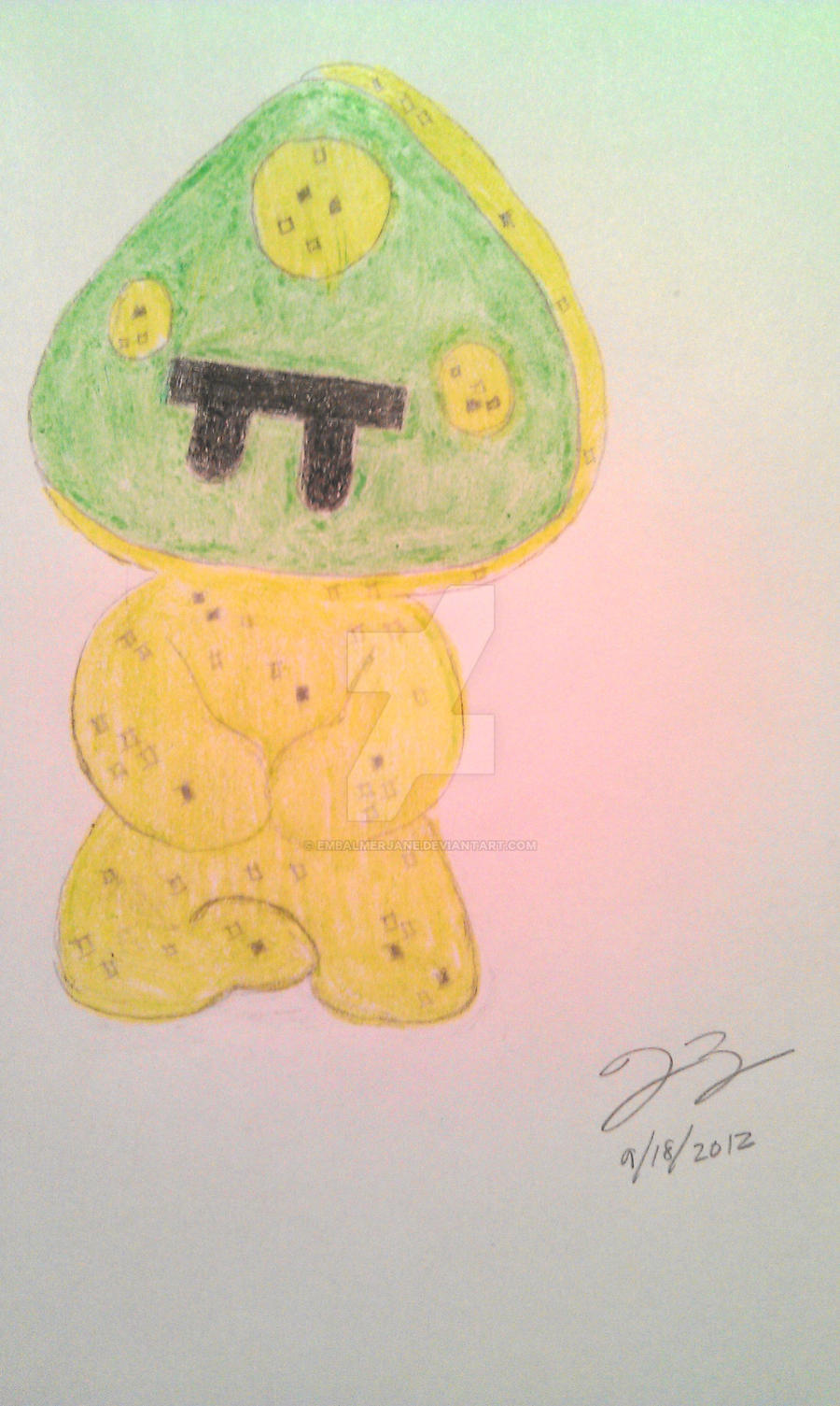 Gogos Crazy Bones Oky Mushroom Guy By Embalmerjane On Deviantart