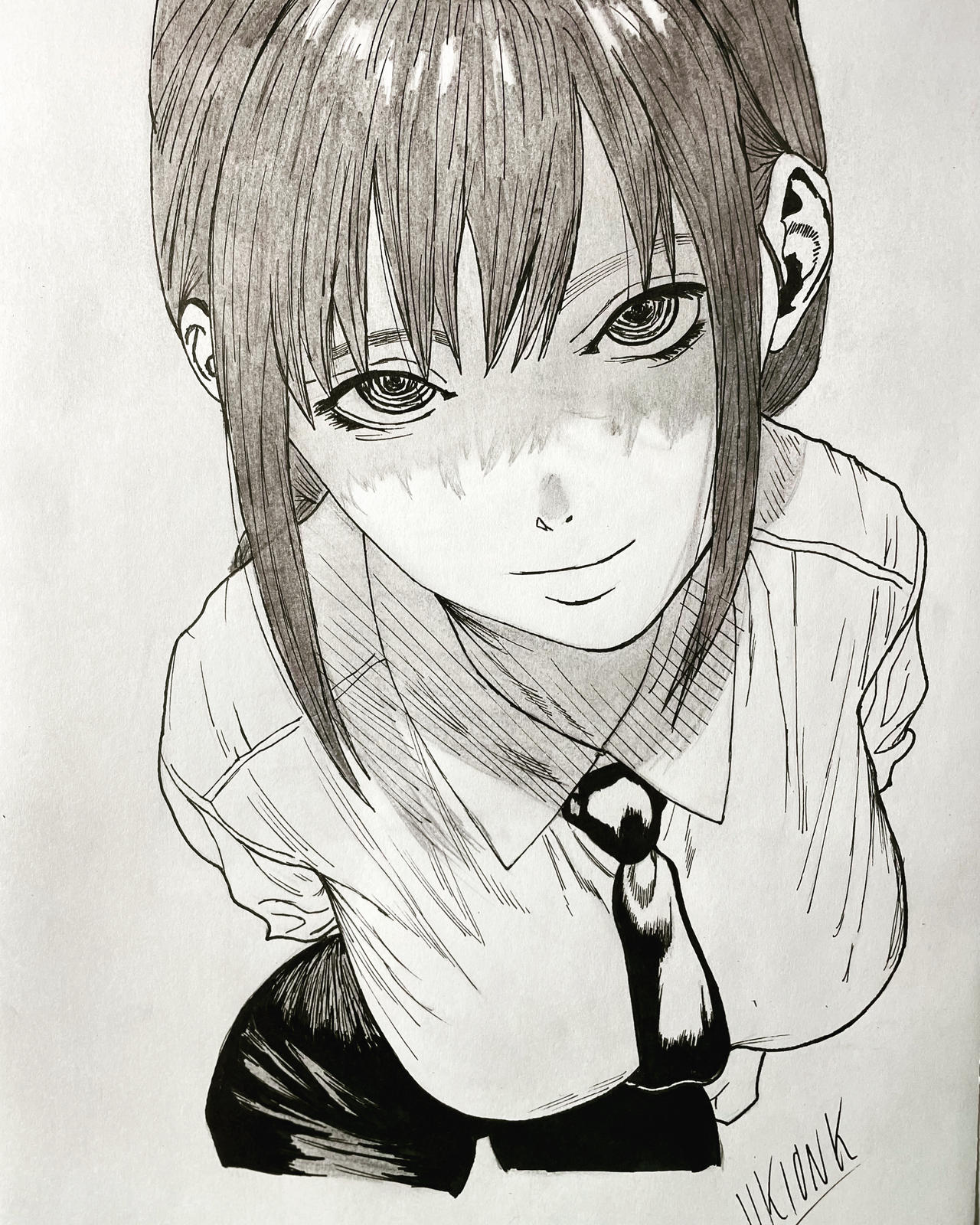 MAKIMA DRAW (MANGA PANEL) CHAINSAWMAN by dylokx on DeviantArt