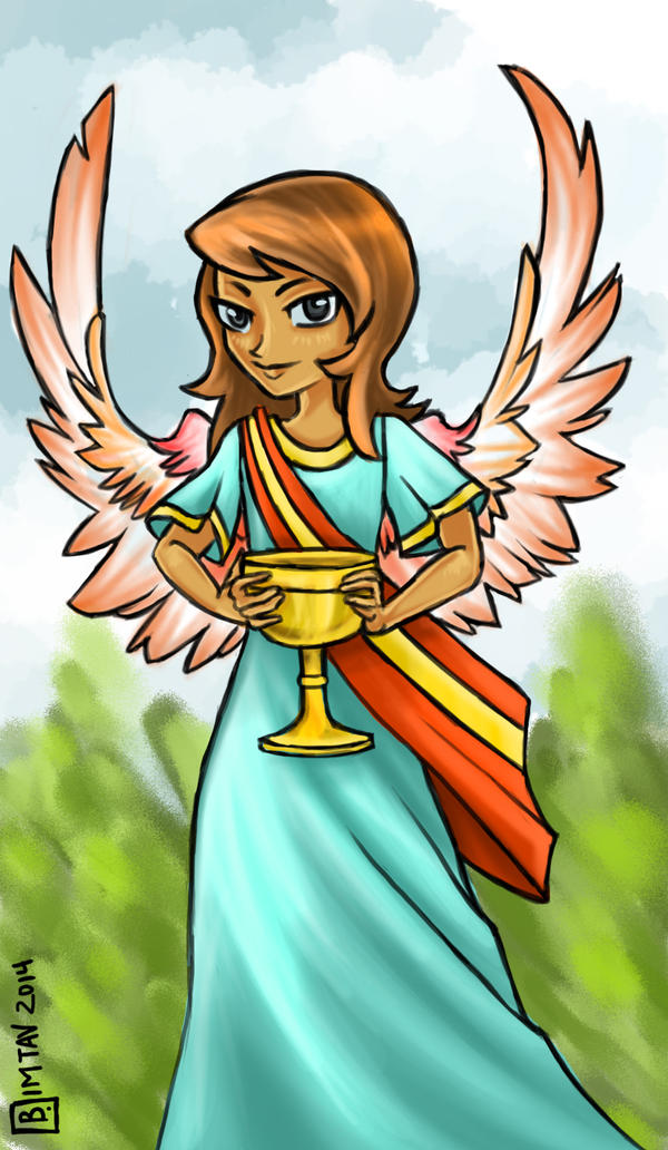 MANGA style angel tarot