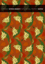 Liberty style flower pattern 03