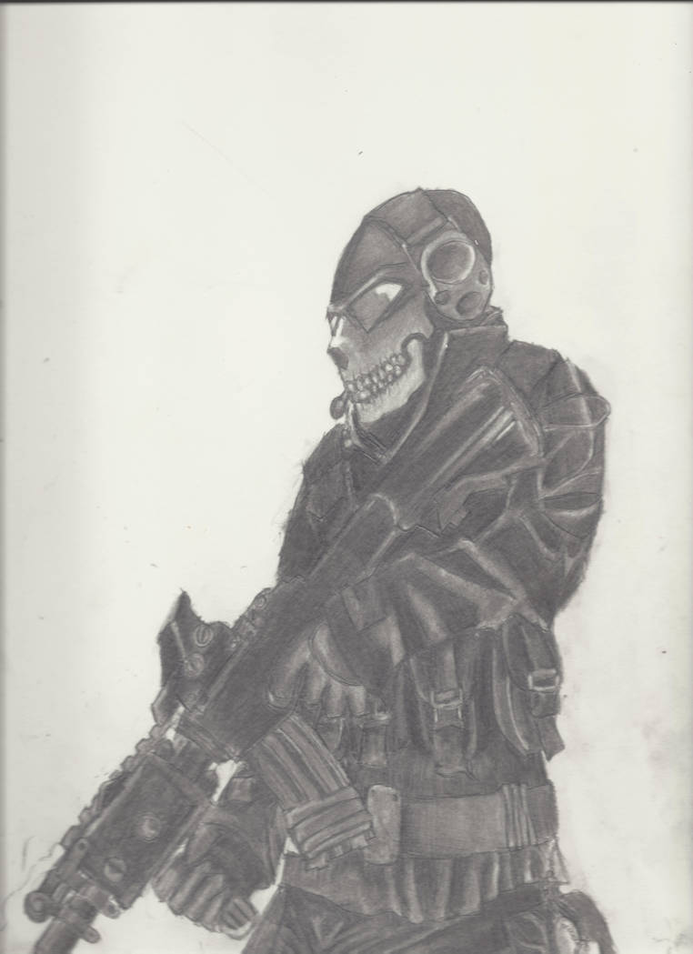 How To Draw Simon Riley Simon 'Ghost' Riley by Nomadsz on DeviantArt