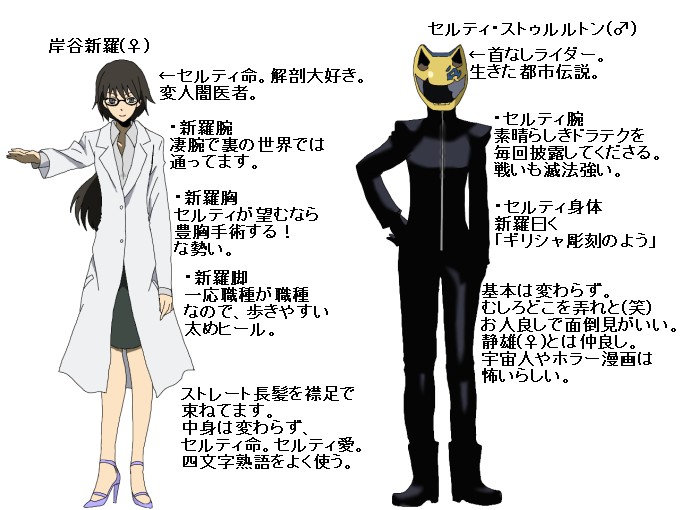Shinra And Celty Genber Bend By Dollarsleader101 On Deviantart