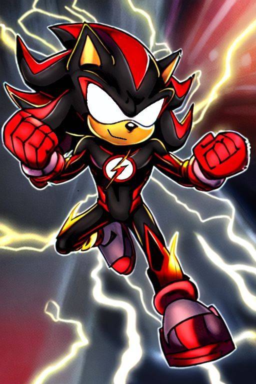 Sonic/DCcomics Shadow flash by Batboy1000 on DeviantArt