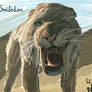 Smilodon Painting